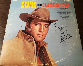 Elvis Sings Flaming Star Lp 1969 Original Vinyl Record CAS-2304 - Etsy
