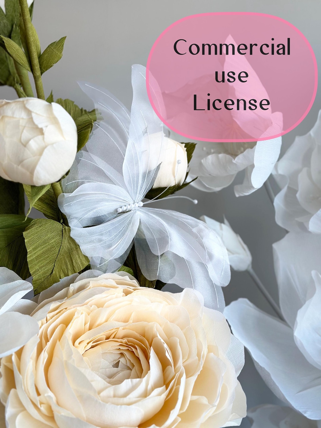 Commercial Use License for Giant Flowers & Decor - Etsy