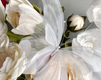 Tutorial how to make Giant Silk Butterfly 12 sizes bundle Templates + Step-by-step Tutorial | DIY Giant Organza Butterfly for Home Decor