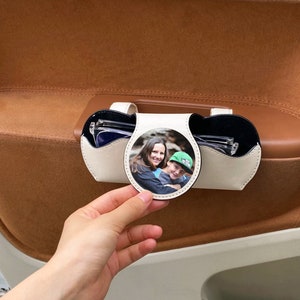 Personalised Photo Visor Clip,Car Ornament Hanging,Any Image,Personalized Car Photo Decor,Gifts for Boyfriend Girlfriend,Gifts for Couples