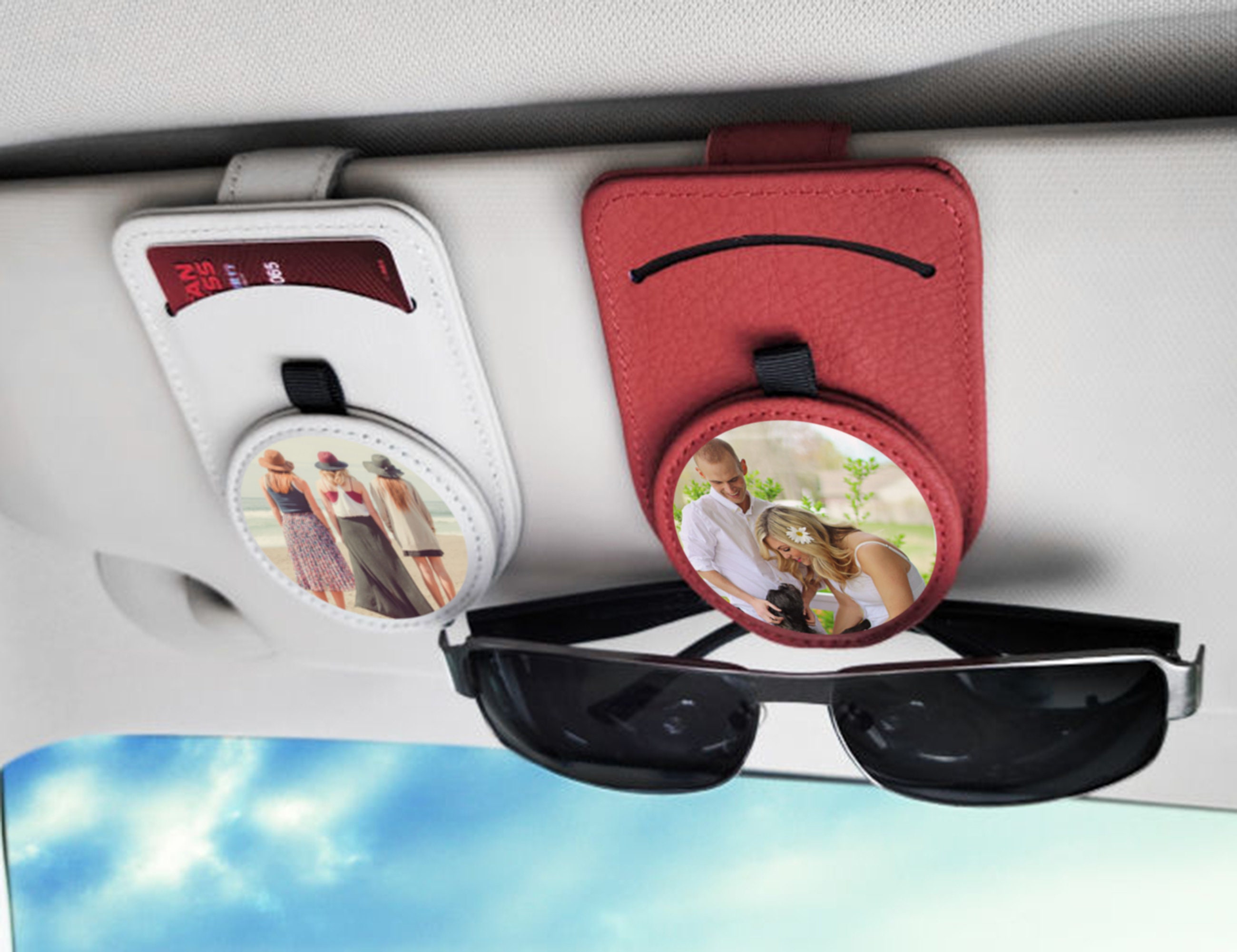 Universal Auto Sonnenbrillenhalter Sonnenschutz Magnetische Brillen