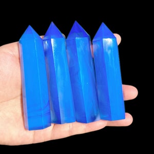 Blue Opalite Obelisk,Crystals Wand Point,Healing Crystal,Crystals Tower,Quartz Crystal Tower,Reiki Healing,Home Decor,Crystals Gift