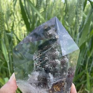 Garden Quartz Freeform,Garden Quartz Tower,Natural Quartz Crystal,Inclusion Quartz,Phantom Quartz,Reiki Healing,Crystal Gift,Home Decoration