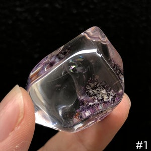 Purple Ghost Phantom,Garden Quartz Freeform,Ghost Quartz,Inclusion Quartz,Quartz Crystal Specimen,Reiki Healing,Home Decoration,Collection