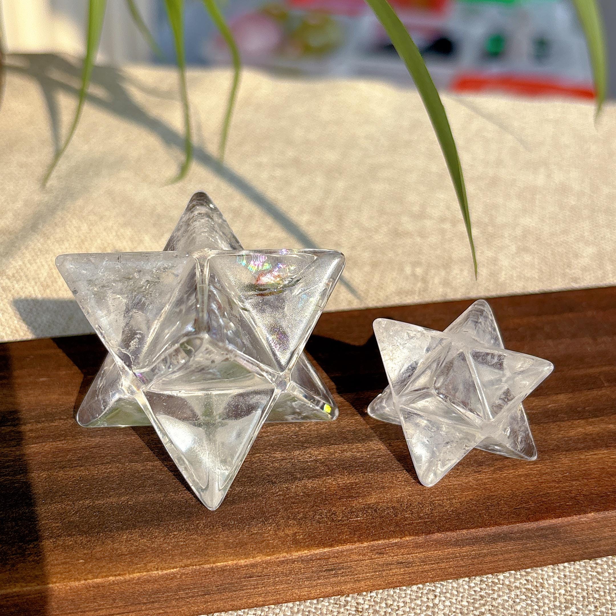 限定品】AAAAAAAA級天然高透明度水晶マカバ（Merkaba Crystals）0617