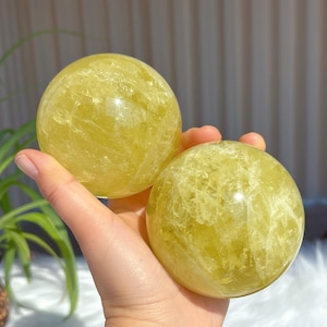 Natural Citrine Sphere,Large Citrine Ball,Quartz Crystal Sphere,Mineral Specimen,Crystal Ball,Crystal  Gift,Reiki heal,Energy Crystal,Rock