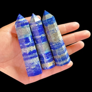 Lapis Lazuli Obelisk,Crystals Wand Point,Healing Crystal,Crystals Tower,Quartz Crystal Tower,Reiki Healing,Home Decor,Crystals Gift