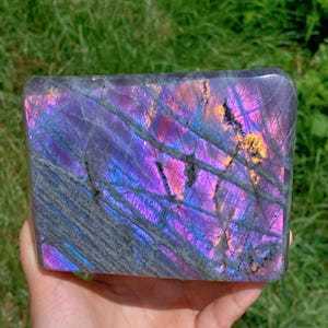 3.3LB Natural Purple Labradorite Freeform,Labradorite Specimens,Mineral Specimens,Spectrolite,Collection,Reiki Healing,Energy,Crystal Gifts