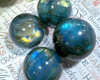 Multiple Sizes Natural Labradorite Sphere,Crystal Sphere,Labradorite Quartz Ball,Decorative Ball,Crystal Ball,Crystal Gift,Reiki Heal