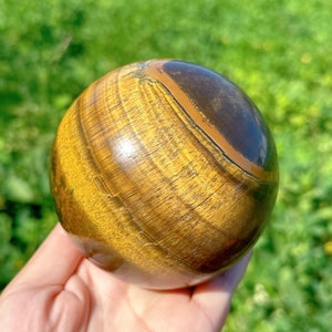 Natural Tiger's Eye Jasper Sphere,Crystal Energy,Crystal Ball,Healing Stone,Home Decoration,Crystal Gifts,Mineral Specimens