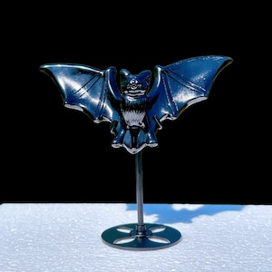 Obsidian/Yooperlite Bat,Crystal Bat Figurine,Hand Carving Bat,Decorative Halloween Crystal,Reiki Healing,Bat Decoration,Halloween Gift