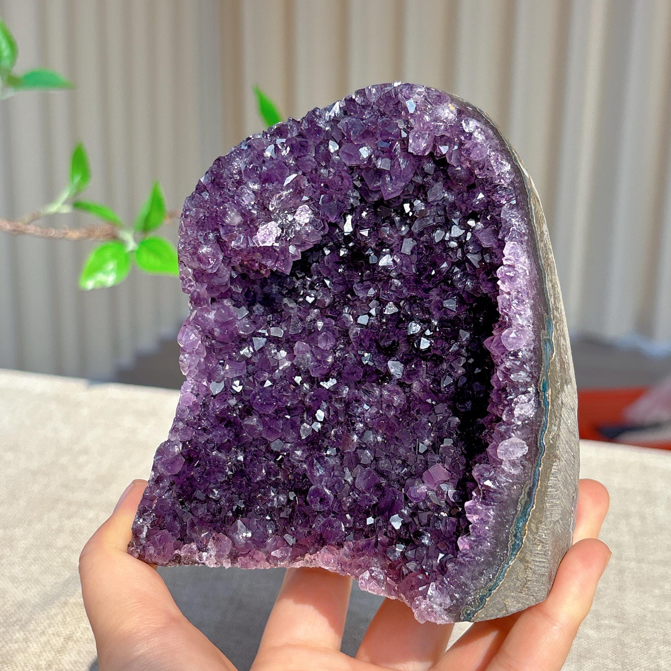 Natural Amethyst Geode,amethyst Cluster,raw Amethyst Quartz Rock ...