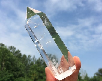High Quality Natural Clear Quartz Obelisk,Crystal Wand Point,Clear Quartz Points,Mineral Specimens,Crystal Tower,Crystal Gift,Collection