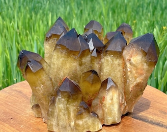 12.7LB Natural Smoky Quartz Cluster,Large Crystal Cluster,Crystal VUG,Crystal Energy,Mineral Specimen,Home Decor,Reiki Healing,Crystal Gifts