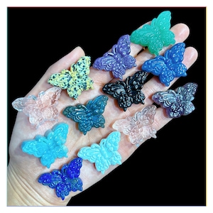 Mix Crystal Butterfly,Crystal Carving,Quartz Crystal Butterfly,Reiki Healing,Home Decoration,Crystal Energy,Mineral Samples,Crystal Gifts