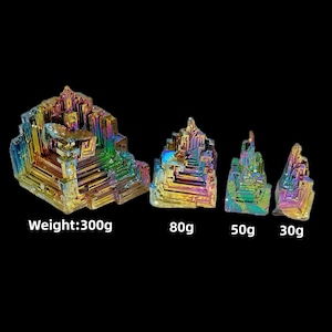 Rainbow Bismuth Ore Specimen,Bismuth Ore CrystaLs,Crystal Mineral Collection,Genuine Spiritual Healing,Mineral Specimen,Reiki Healing