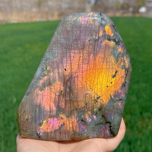 3.5LB Natural Purple Labradorite Freeform,Labradorite Specimens,Mineral Specimens,Spectrolite,Collection,Reiki Healing,Energy,Crystal Gifts