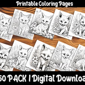 Baby Fox Coloring Pages: Discover the Charm of the Forest with Our Adorable and Easy-to-Color Fox Designs image 5