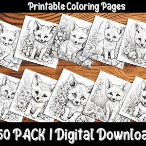 Baby Fox Coloring Pages: Discover the Charm of the Forest with Our Adorable and Easy-to-Color Fox Designs image 4