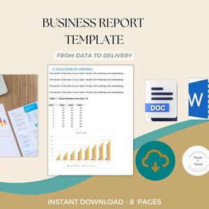 Professional Project Report, MS Word Template, Corporate Report, Productivity Report, Executive Report, GeneralBusinessReport, Annual Report