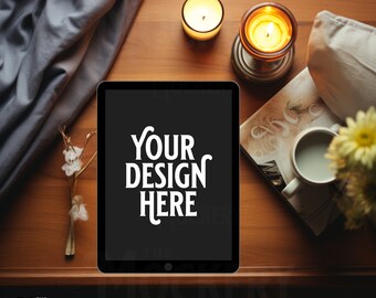 eBook mockup | ebook cover | blank ipad mockup | blank digital book cover | Romance Novel Book Mockups I Book Mockup Canva | Cozy Hygge vibe