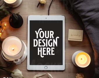 Book Mockup Canva | eBook mockup | ebook cover | blank ipad mockup | blank digital book cover | Romance Novel Book Mockups I Cozy Hygge vibe