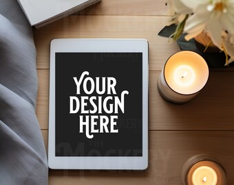 eBook mockup | ebook cover | blank ipad mockup | blank digital book cover | Romance Novel Book Mockups I Book Mockup Canva | Cozy Hygge vibe