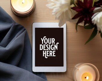 Blank ipad mockup | eBook mockup | ebook cover | blank digital book cover | Romance Novel Book Mockups I Book Mockup Canva | Cozy Hygge vibe