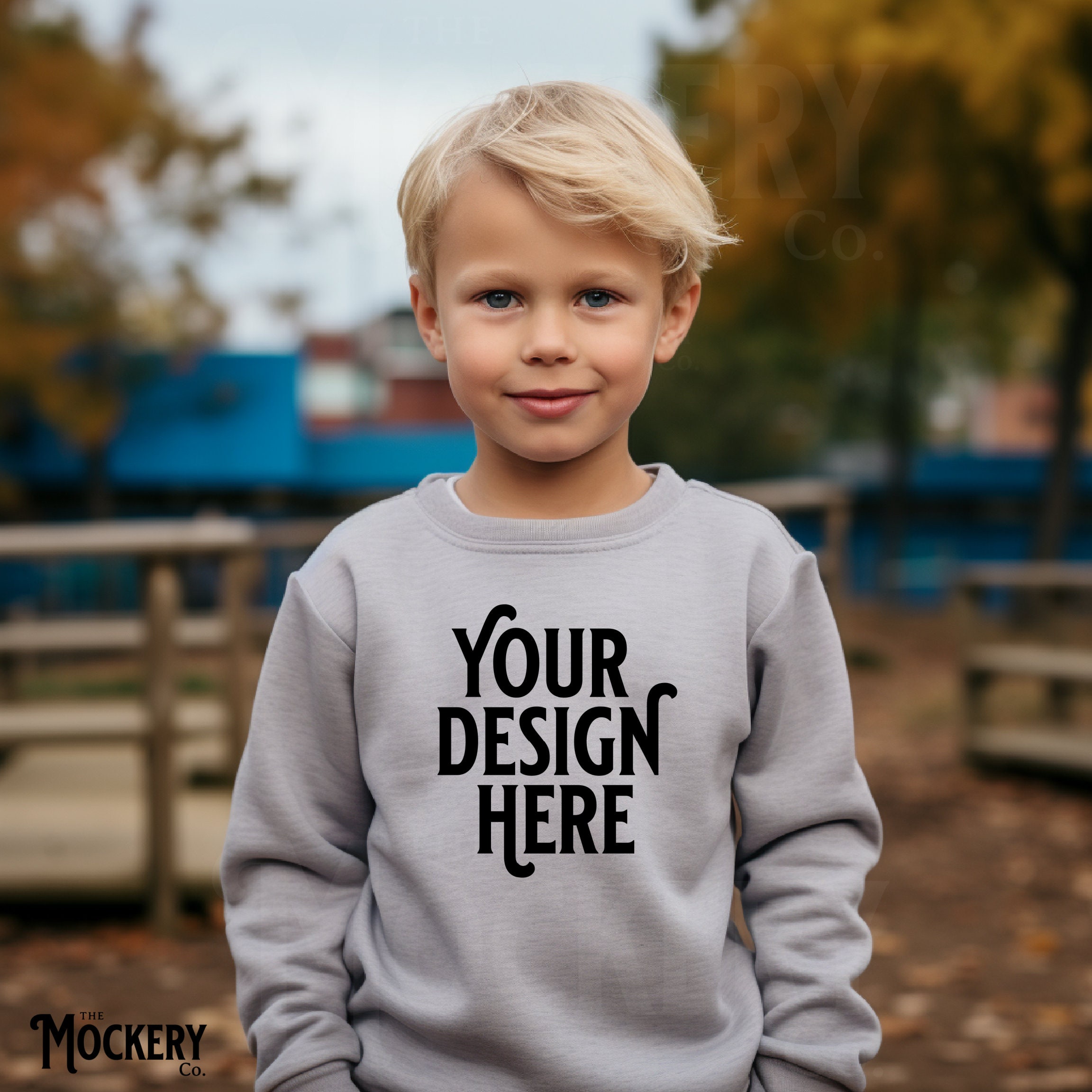 Kids Gray Sweatshirt Etsy