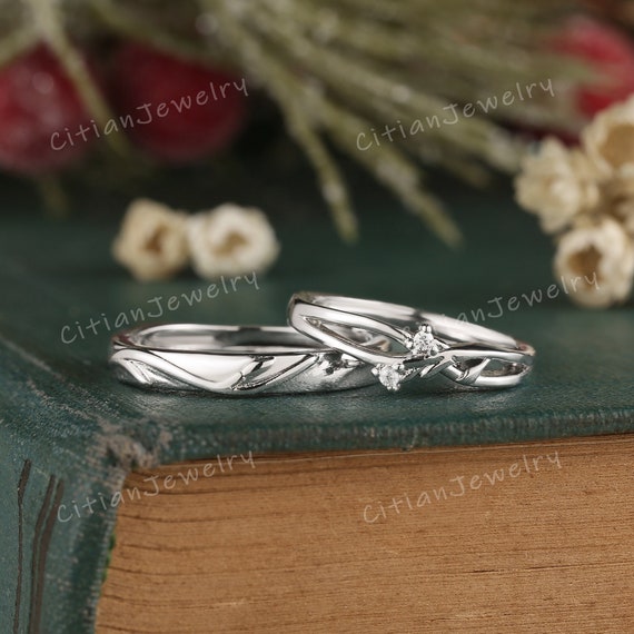 Promise Rings For Couples Birthstone Ring Sterling Silver Couples