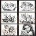Realistic Grayscale Printable Coloring Book Pages for Adults Playful ...