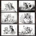 Realistic Grayscale Printable Coloring Book Pages for Adults Playful ...