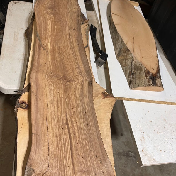 Madrone log slab