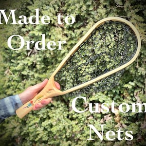 Custom Handmade Fishing Landing Nets | Wide selection of woods |