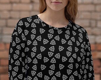 NORSE SYMBOLY: Vegvisir Sweatshirt, the Perfect Medieval Gift, Viking motifs, Vegvisir Design, Nordic Warriors