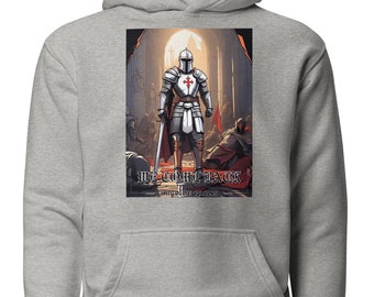 Knights Templar Hoodie | Historic and Unique Design | Premium Quality | Medieval Fashion | Medieval Crusader