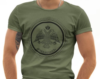 Legendary BYZANTINE Design: Discover Medieval Art in this Warriors T-Shirt!