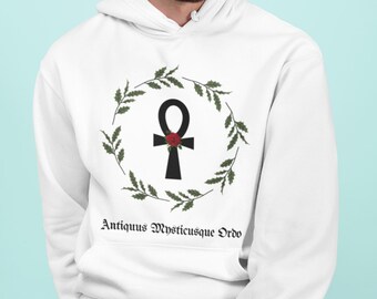 Rosicrucian Order Hoodie | Alchemical Symbol | Esoteric Fashion | Unique Rosicrucian Design | Premium Quality