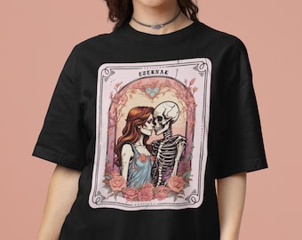 Eternal Love Tarot Card, Astrological Love Card, Mystical shirt with Spiritual Meaning.