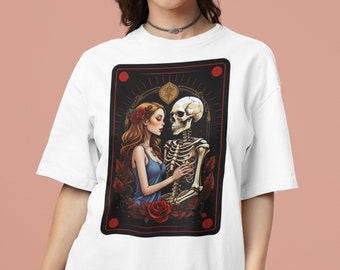Eternal Love Tarot Card, Astrological tee of Love Card, Mystical shirt with Spiritual Meaning.