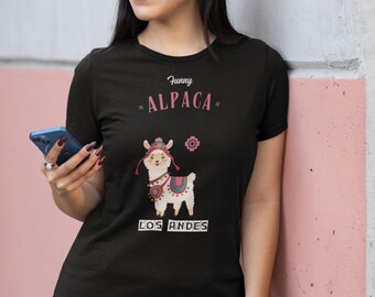 Andean Inspired Tee | Funny Alpaca Design | Andes Mountains, South America