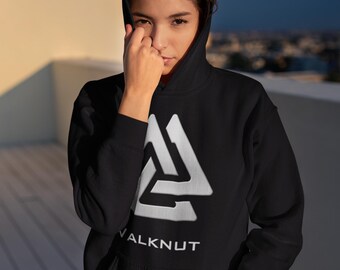 Valknut Viking Hoodie | Viking Design, Vintage color| Nordic Warrior Symbol | Premium Quality | Odin connection