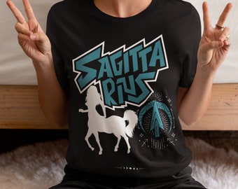 Mystical Sagittarius Shirt, Embrace the Mystical Centaur with Trendy Zodiac Designs and Celestial Colors