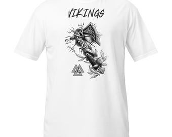 Embrace the Viking spirit with this Norse axe design tee, a symbol of Norse warriors
