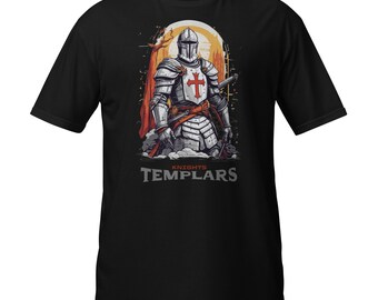 Knights Templar T-Shirt | Epic Medieval Design | Honor and Glory of the Crusades | Symbol of Faith and Honor