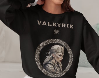Valkyrie Sweatshirt | Spirit of the Norse Warriors | Viking Mythology