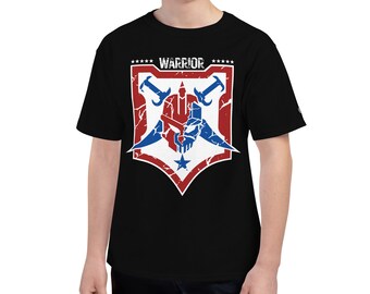 Champion men's T-shirt, Warrior design with Spartan helmet