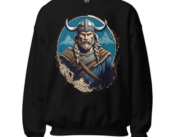 Viking Sweatshirt| Norse Warrior | Epic Design of Power and Honor