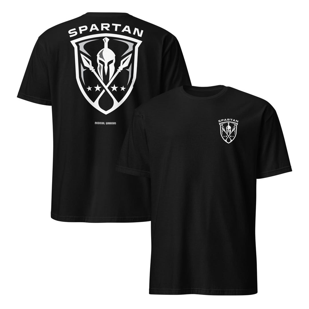 Spartan Coat of Arms T-shirt, Explore the Spirit of Medieval Warriors ...