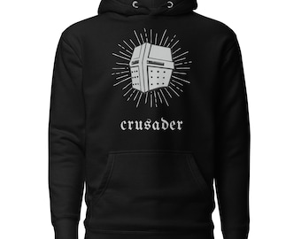 Unisex HoodieUnisex Medieval Crusader Hoodie, Emblematic Knights Templar design on a soft and warm garment
